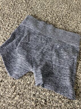 Bozzolo Heathered Gray Knit Waistband Shorts